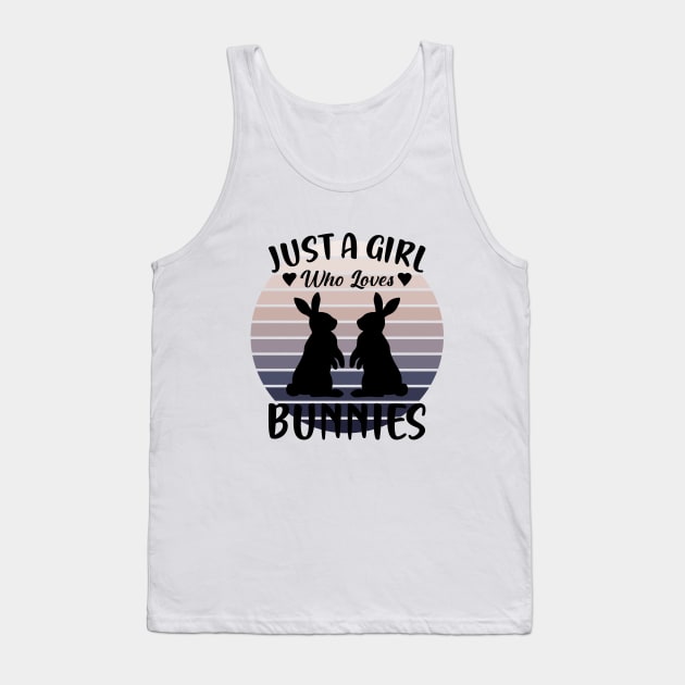 Just a girl who loves Bunnies 5 Tank Top by Disentangled